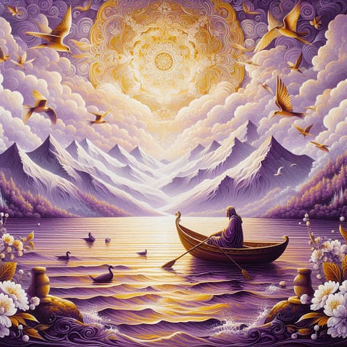 Chakra colors Purple