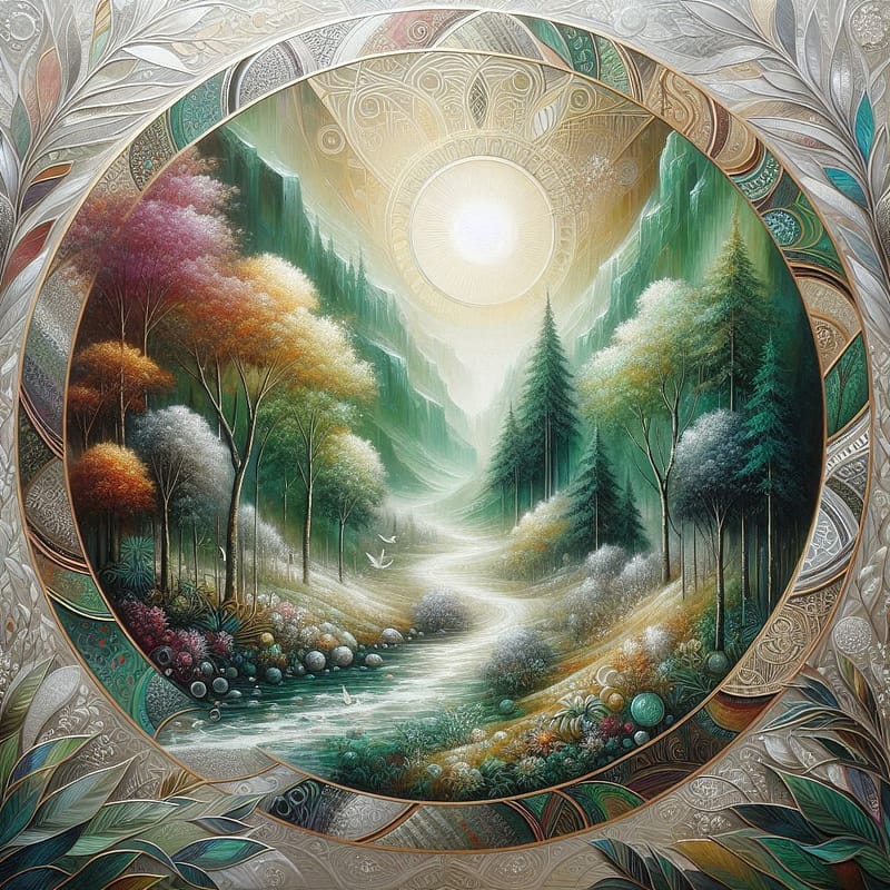 The Magic Forest and the river